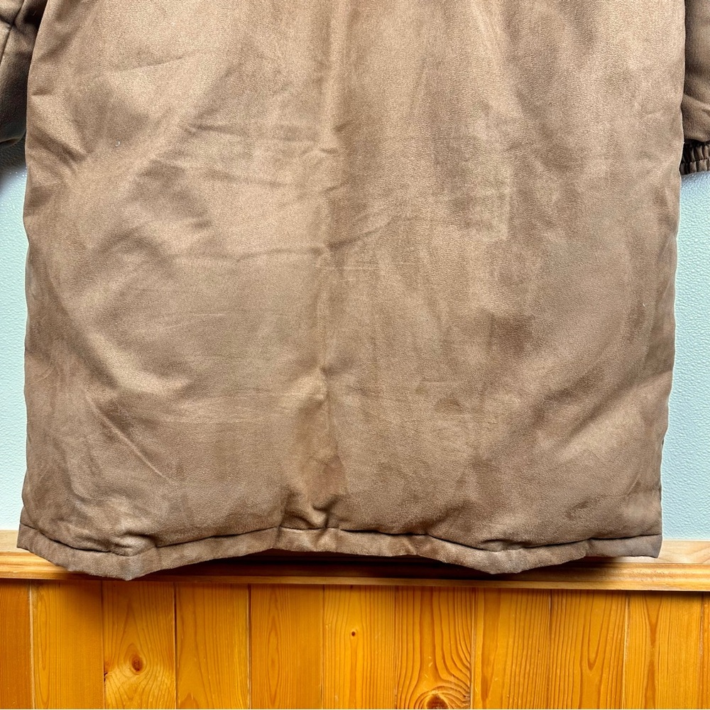 Cabela’s Goose Down Long Parka Brown Size 2XL Plus Hooded Winter Coat - Picture 13 of 16